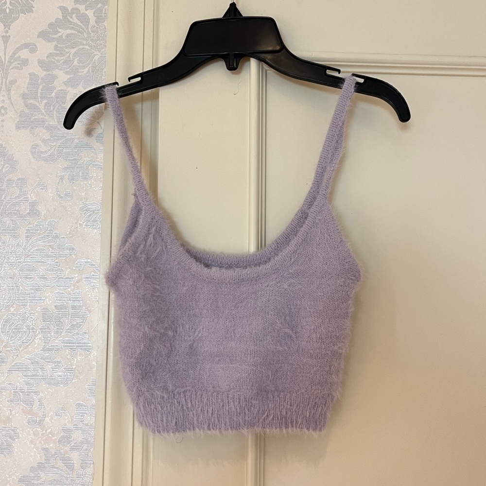 Lavender/Purple Garage Fuzzy Tank